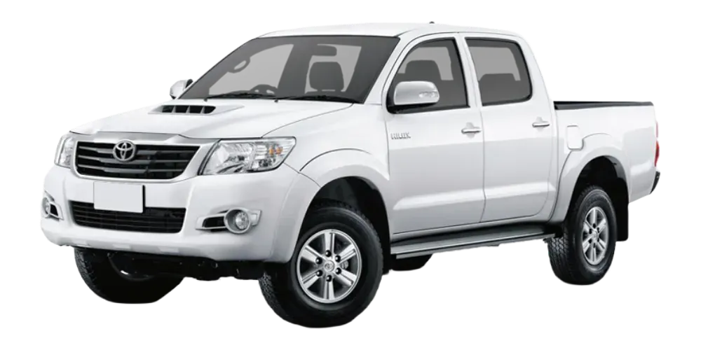 Toyota Hilux D4D double cab diesel 4x4 for hire in Victoria Falls Zimbabwe